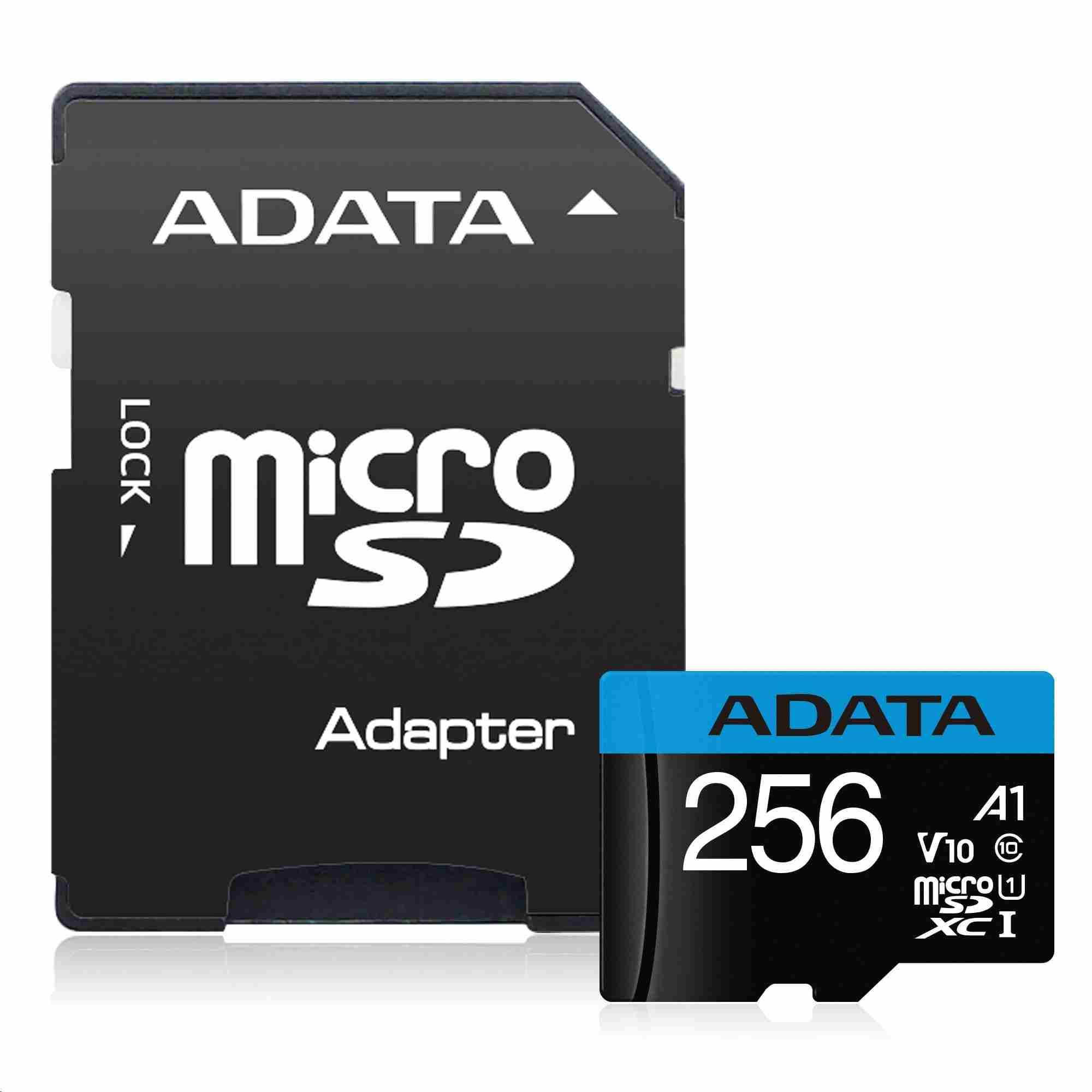 ADATA MicroSDXC UHS-I 256GB AUSDX256GUICL10A1-RA1
