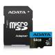 Karta ADATA MicroSDXC 64GB Premier UHS-I Class 10 + SD adaptér
