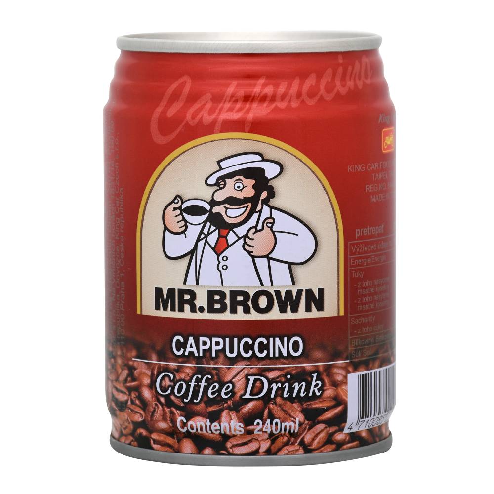 Káva ľadová mr.brown cappuccino 0,24l plechovka /24/