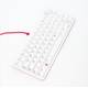 Raspberry Pi klávesnice, UK, USB, malinová/bílá