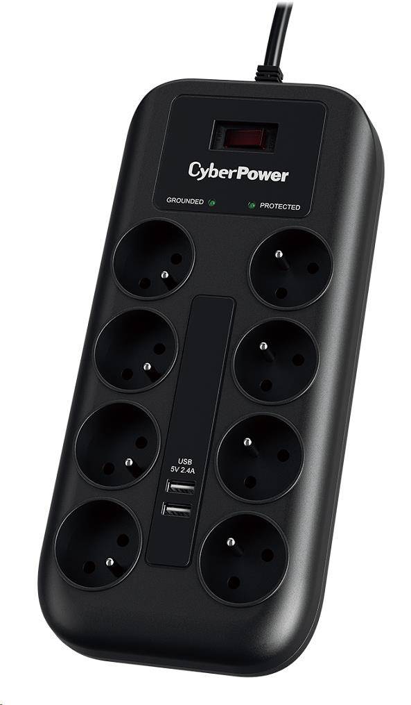 CyberPower Surge Buster 8 zásuvek 1.8m P0820SUF0-FR