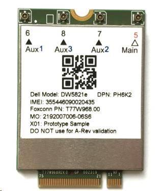 DELL Qualcomm Snapdragon X20 LTE-A (DW5821e) - KIT