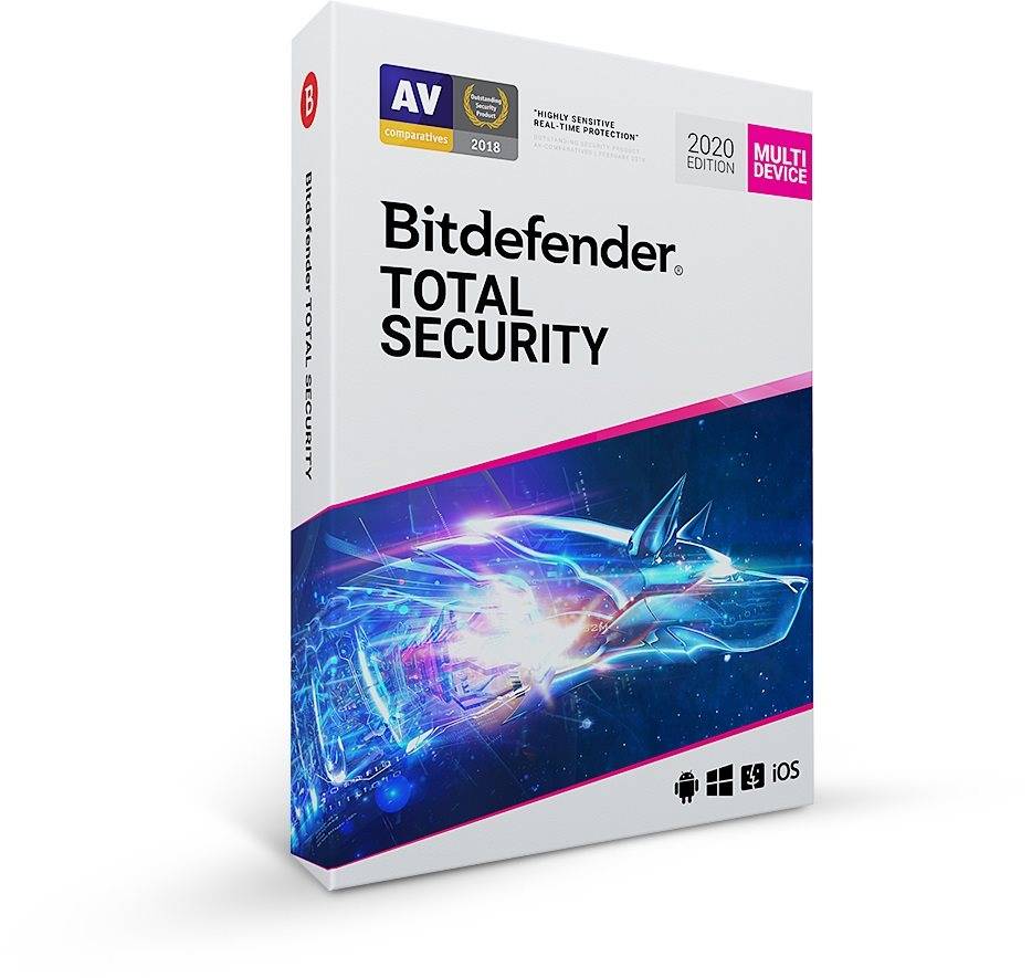 Bitdefender Total Security - 10 zařízení na 3 roky- elektronická licence do emailu